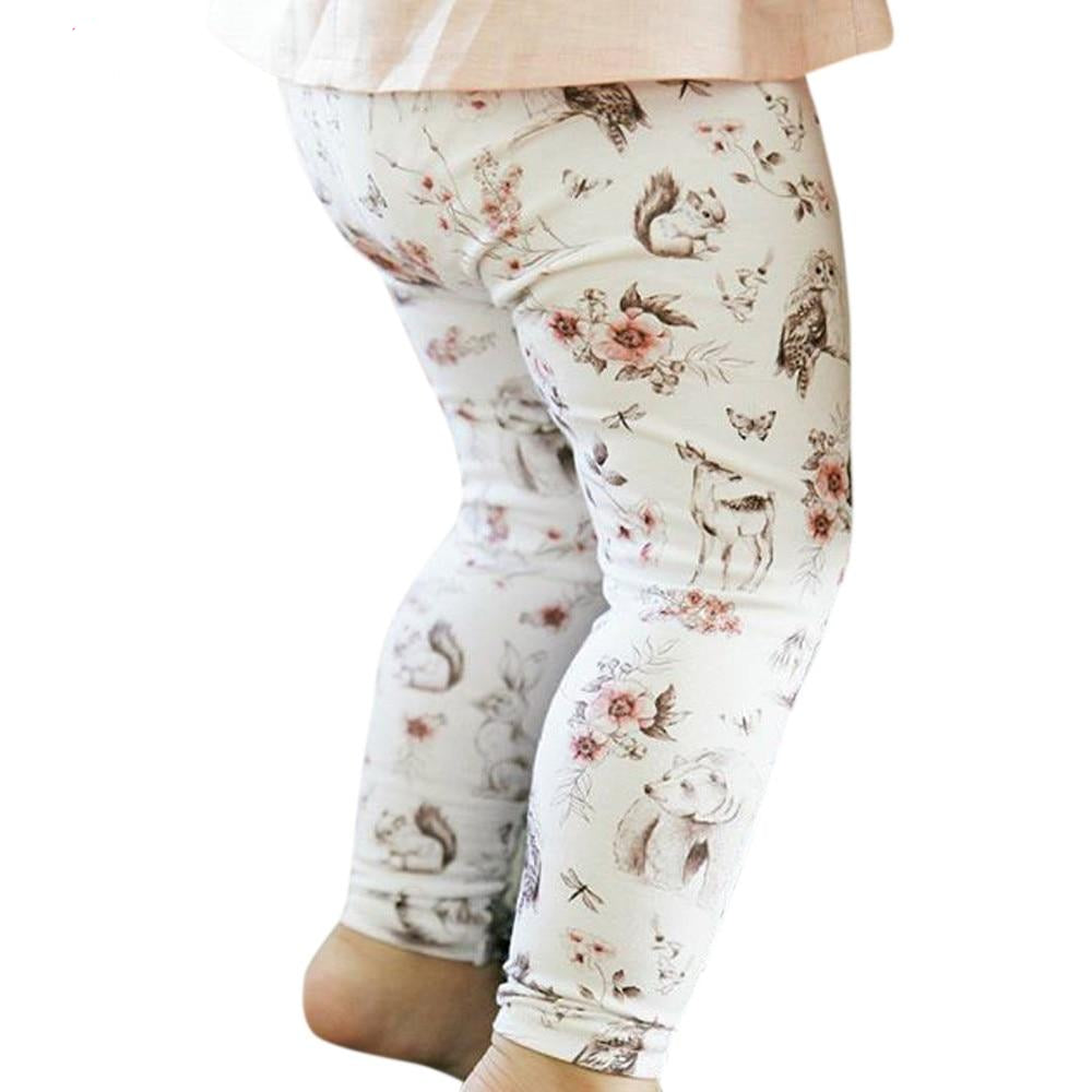 baby leggings Infant trousers Animal Floral Print Pants