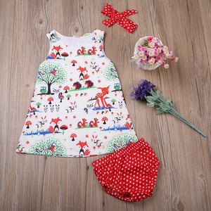 Newborn Baby Girl Clothes red dress